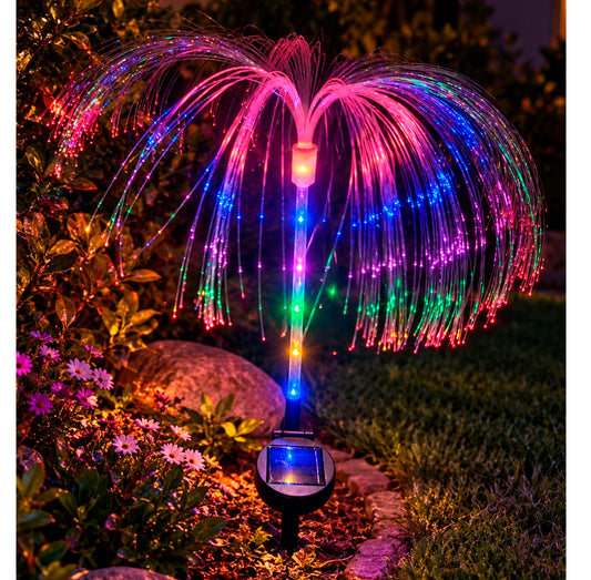 medusa solar para jardín